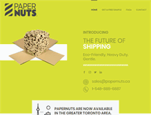 Tablet Screenshot of papernuts.ca